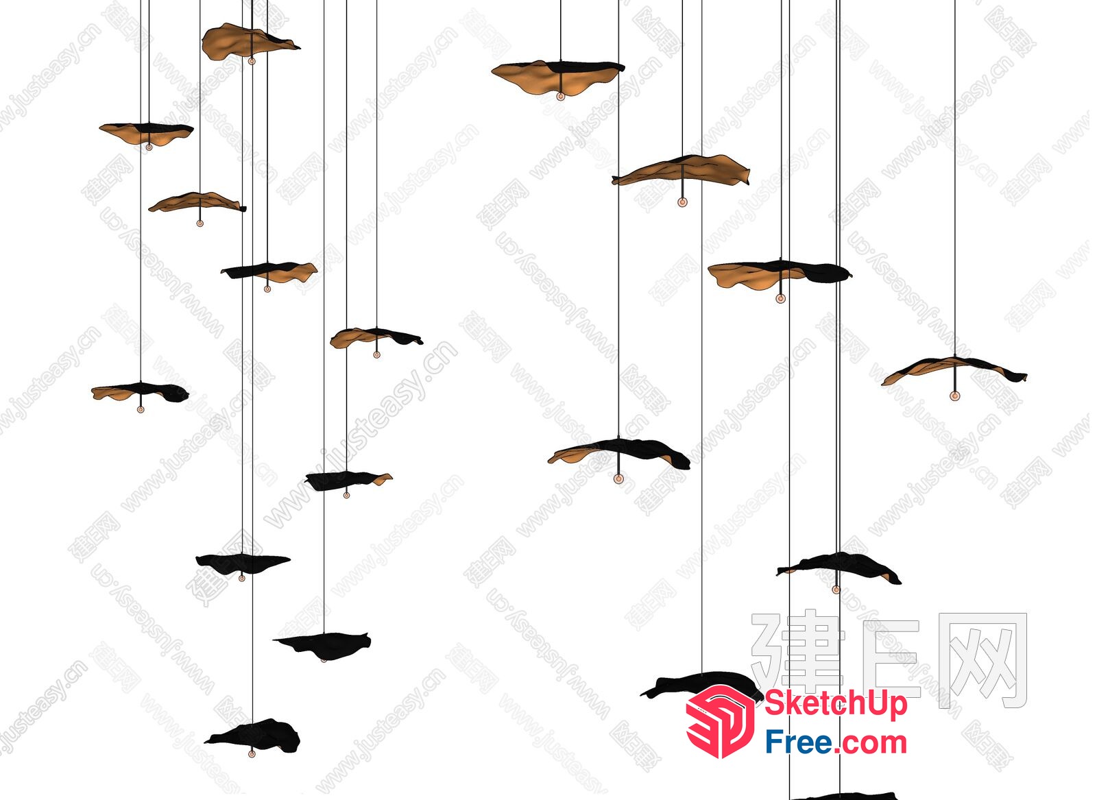 Elegant Hanging Decorations For A Sophisticated Ambiance 3D SketchUp File