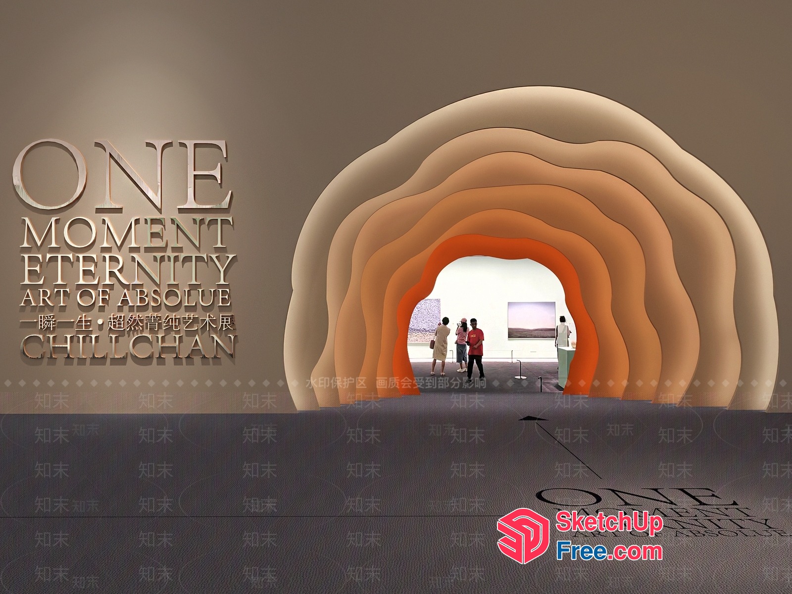 One Moment Eternity Art Of Absolute 3D SketchUp File