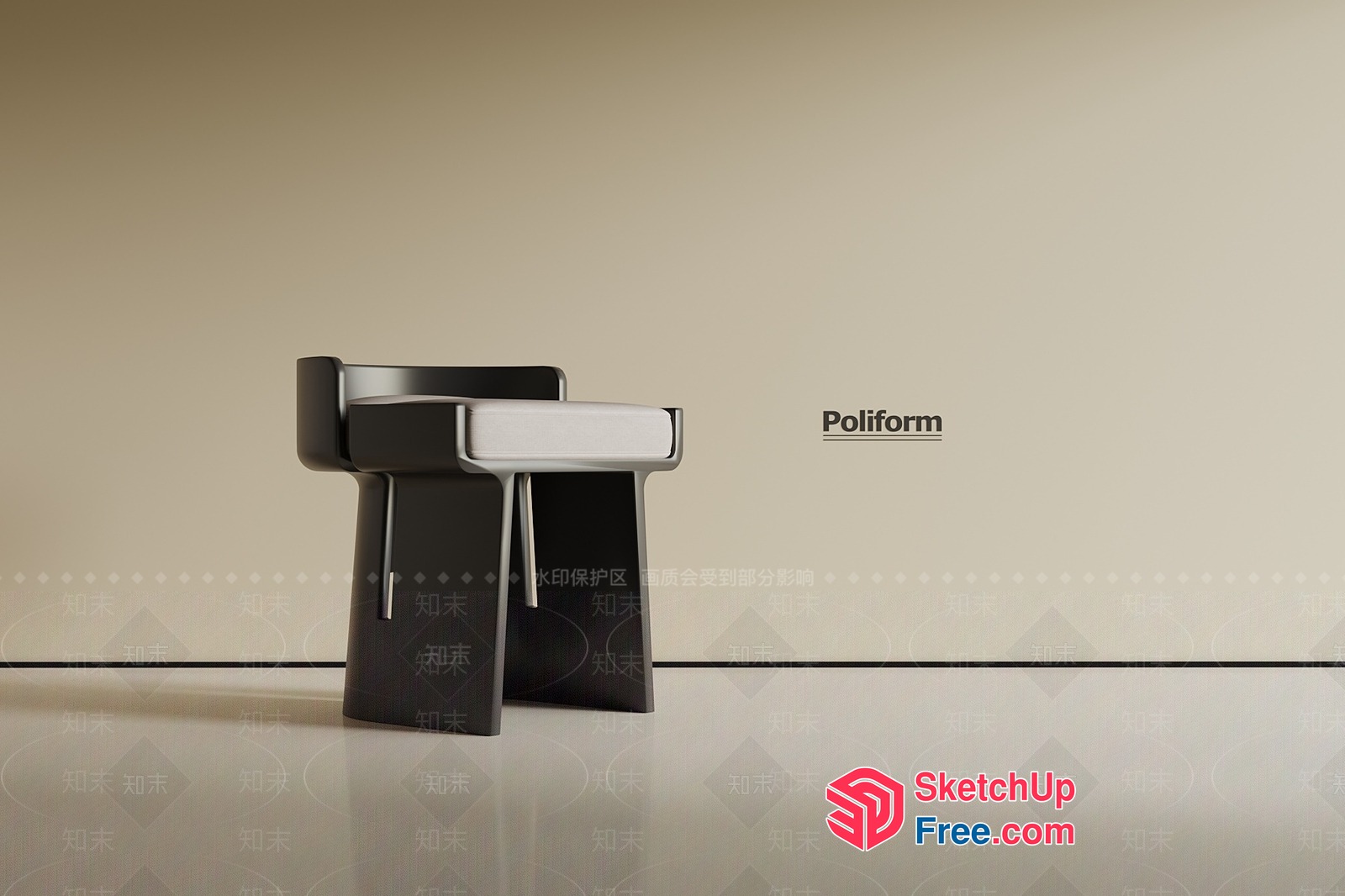 Poliform Furniture 3D SketchUp File