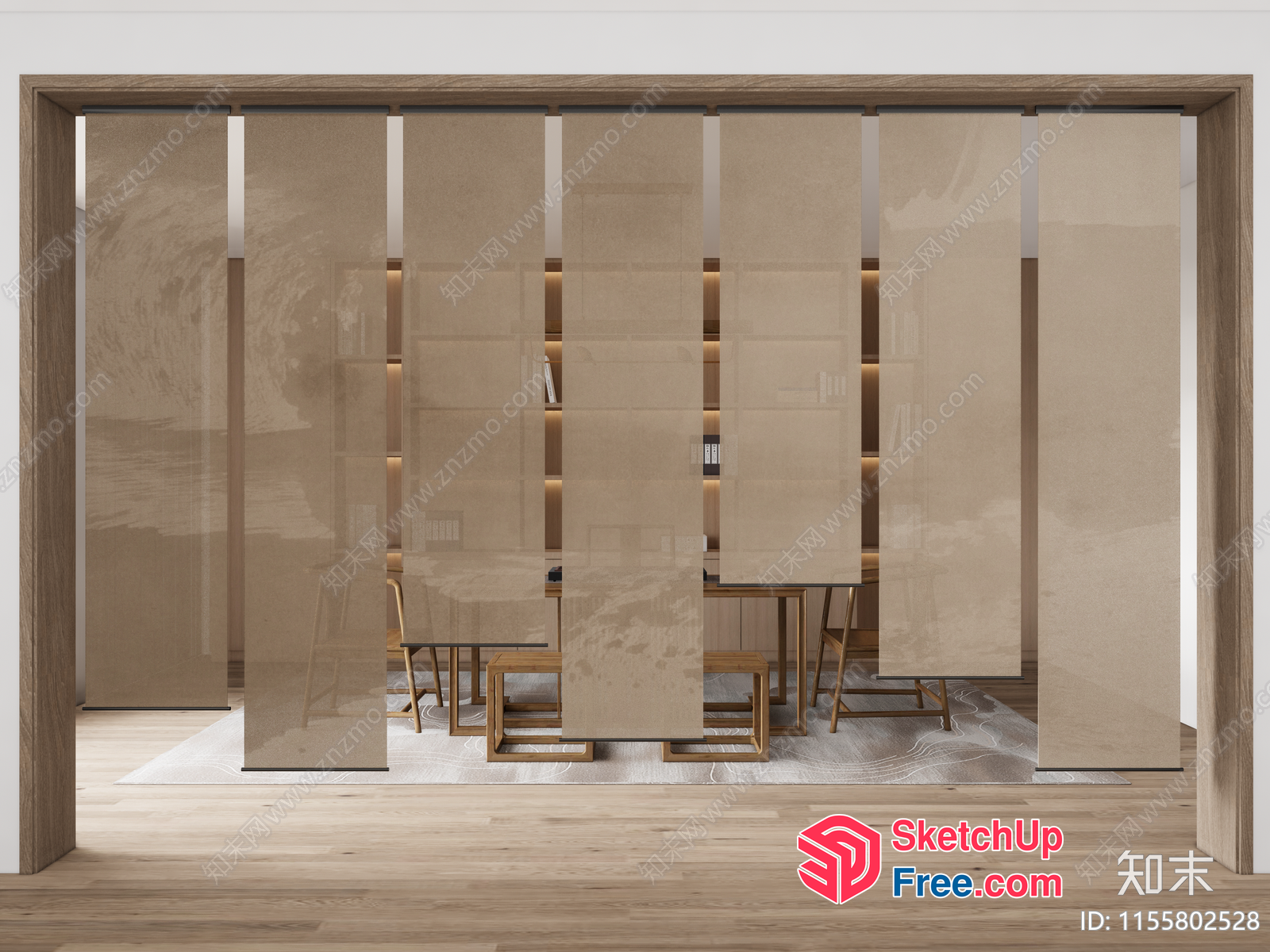 Partition Screen 3D SketchUp File