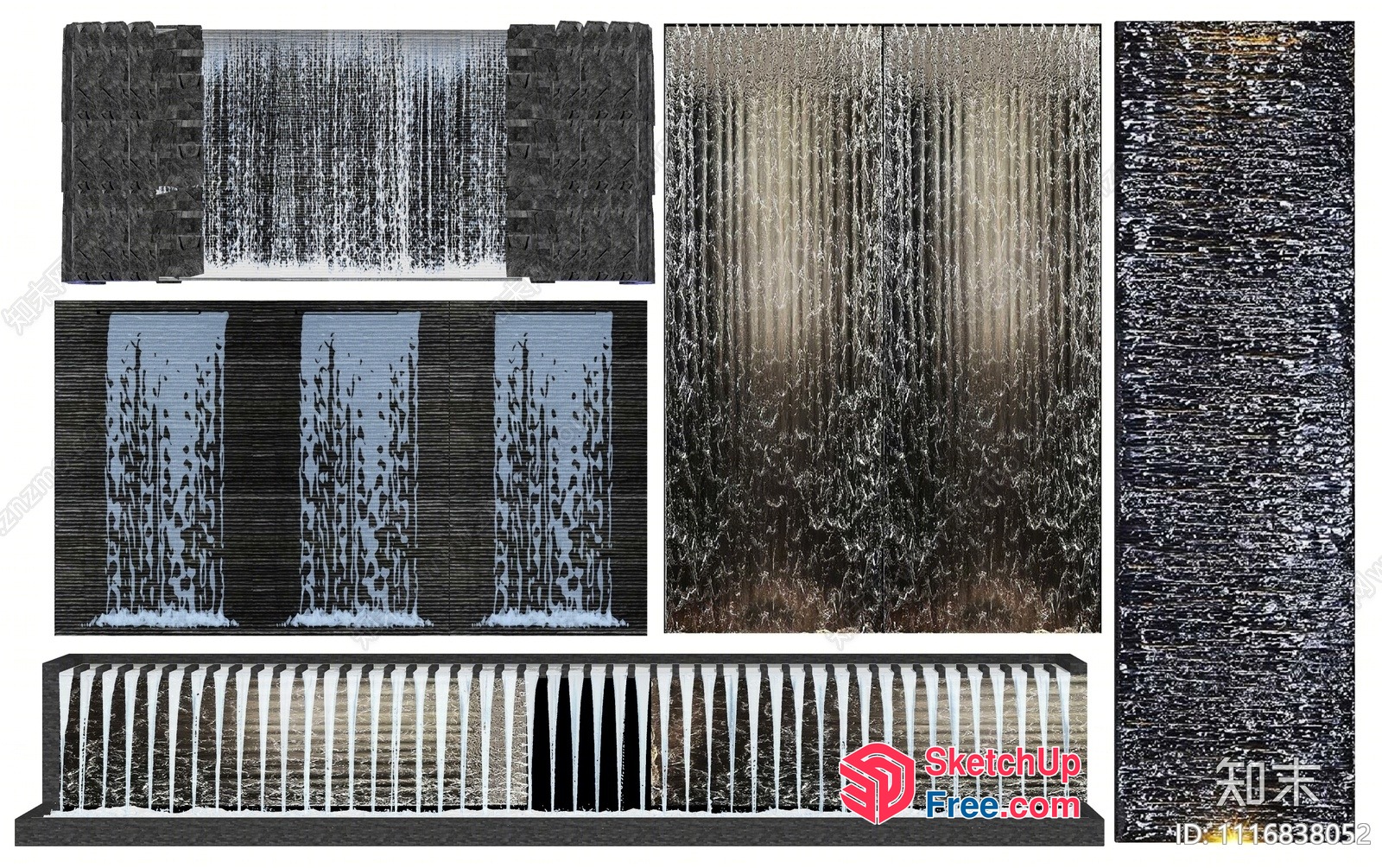 Waterfall Feature 3D SketchUp File