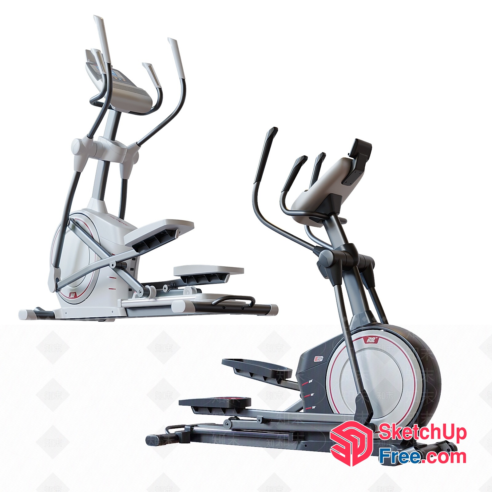Exercise Equipment For Home Gyms 3D SketchUp File