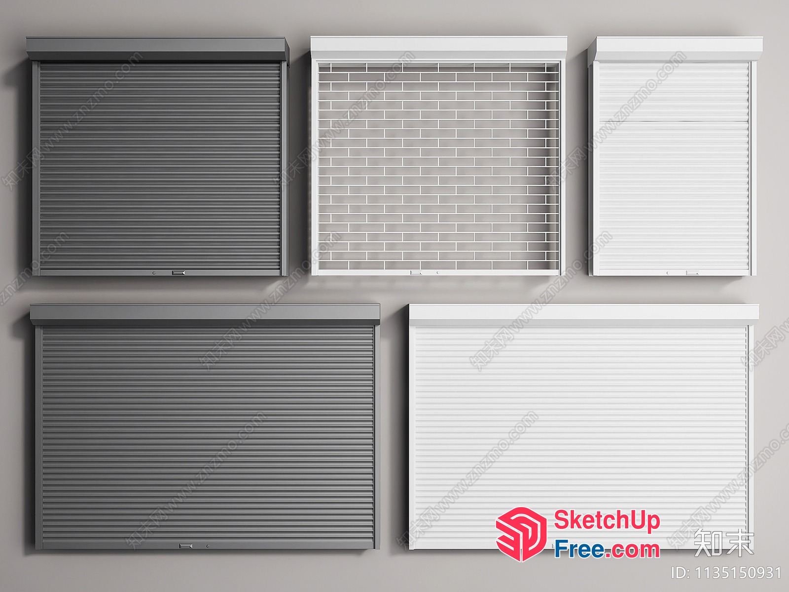 Various Window Coverings 3D SketchUp File