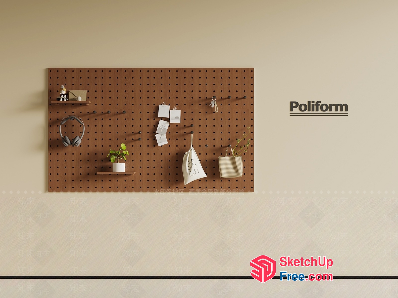 Poliform Storage And Organization System 3D SketchUp File
