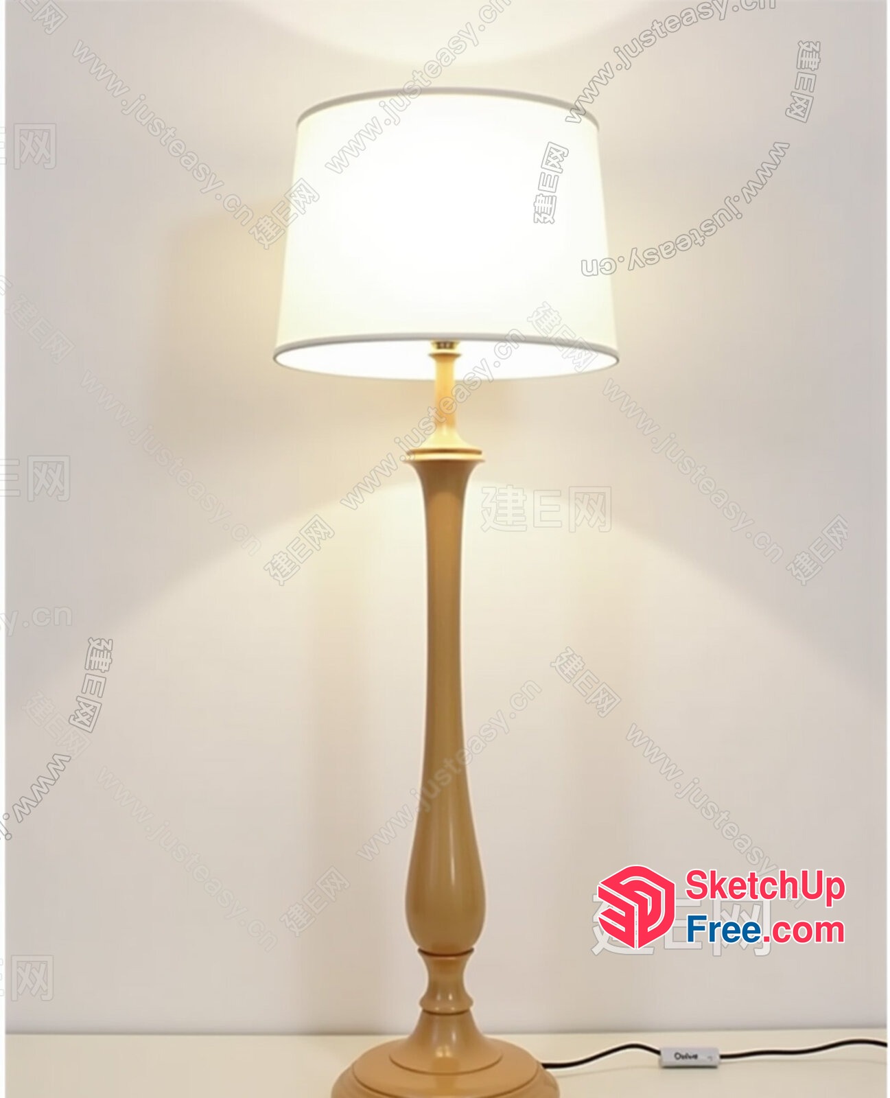 Elegant And Sophisticated Table Lamp 3D SketchUp File