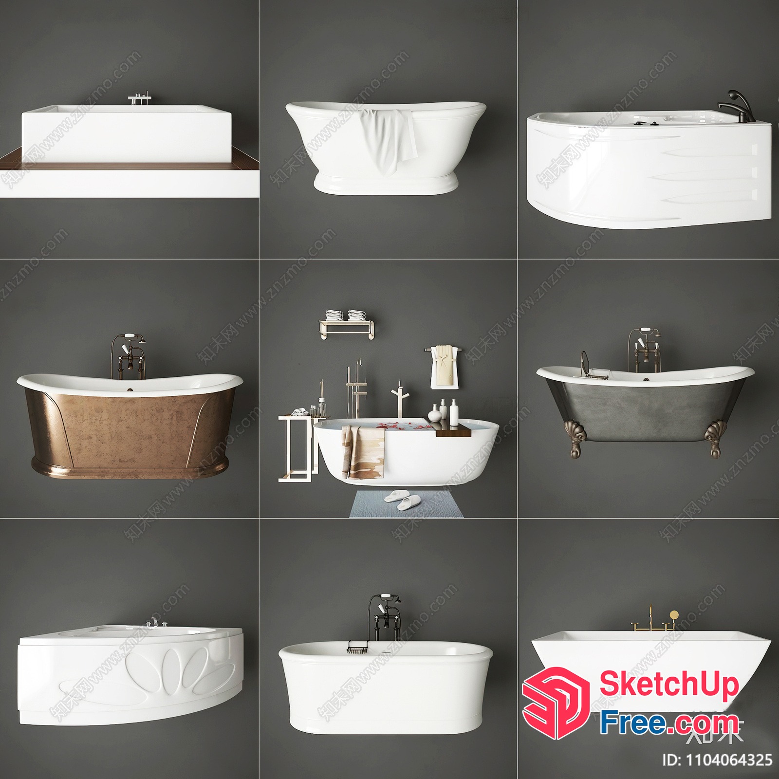 Bathroom Furniture Collection 3D SketchUp File