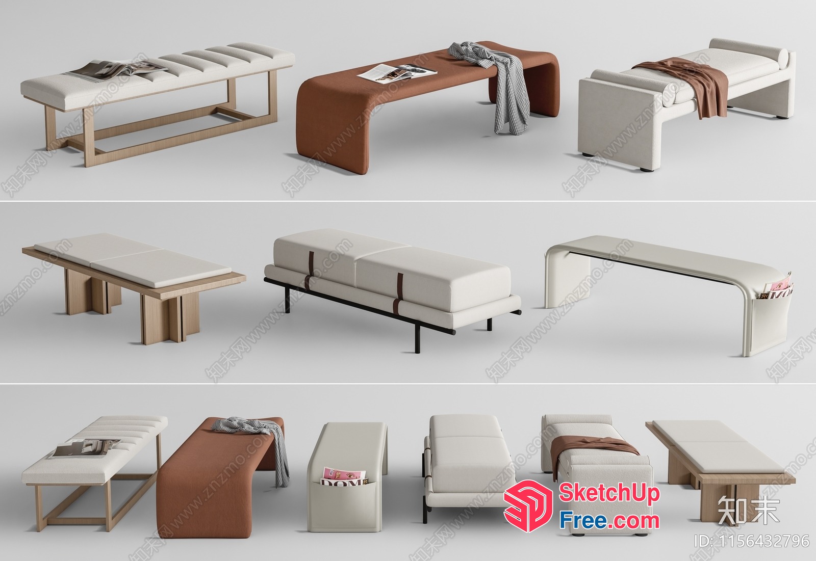 Modern And Sleek Furniture Collection 3D SketchUp File