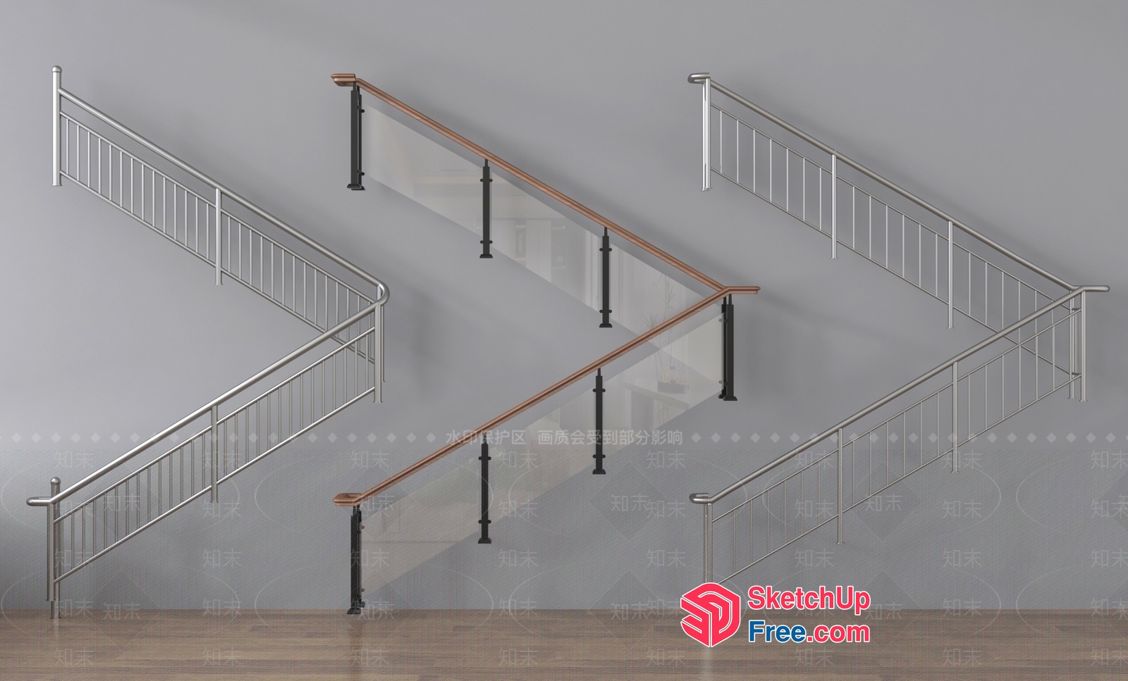 Stairway To Modern Sophistication 3D SketchUp File