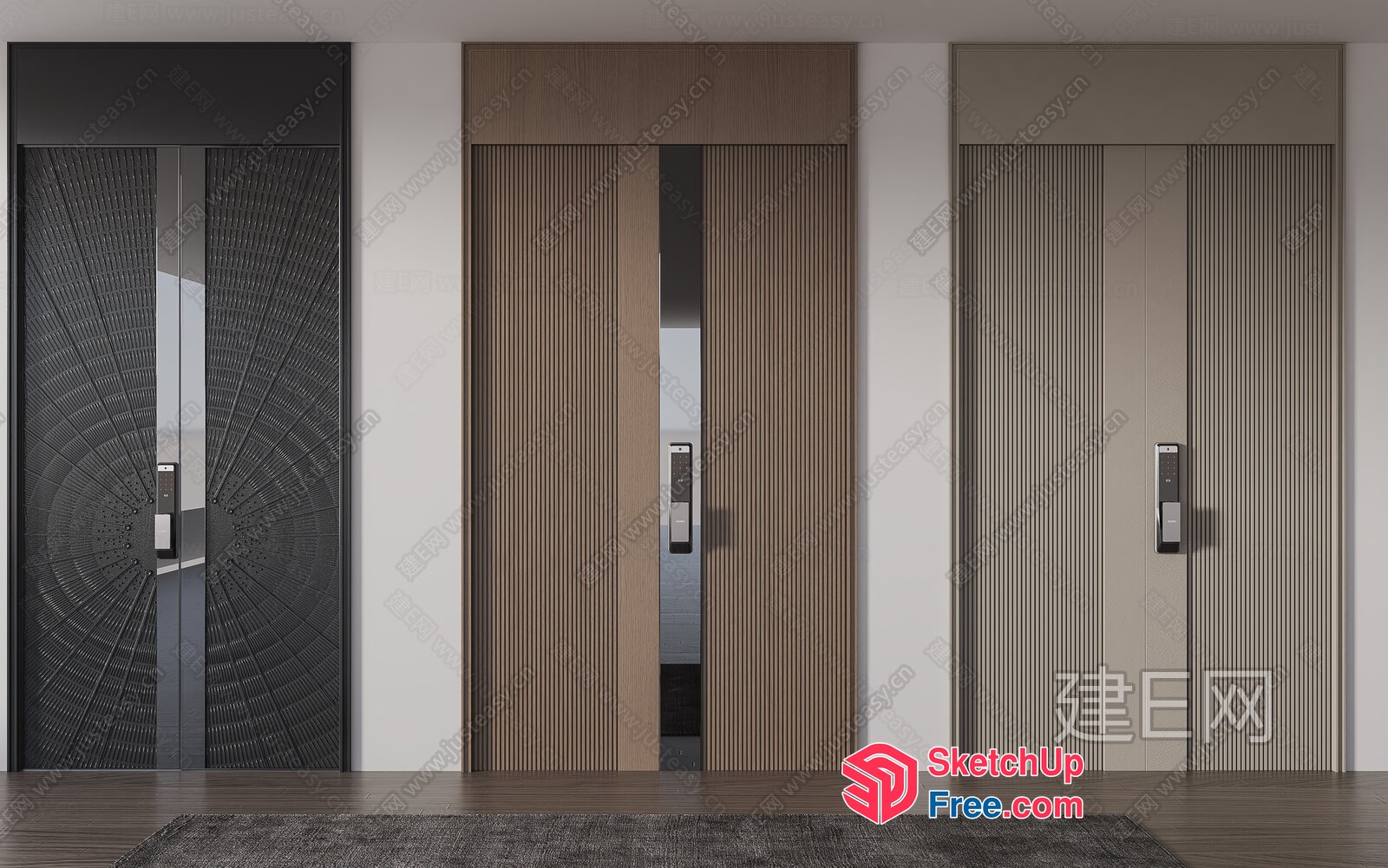 Modern Elevator Interior Design 3D SketchUp File