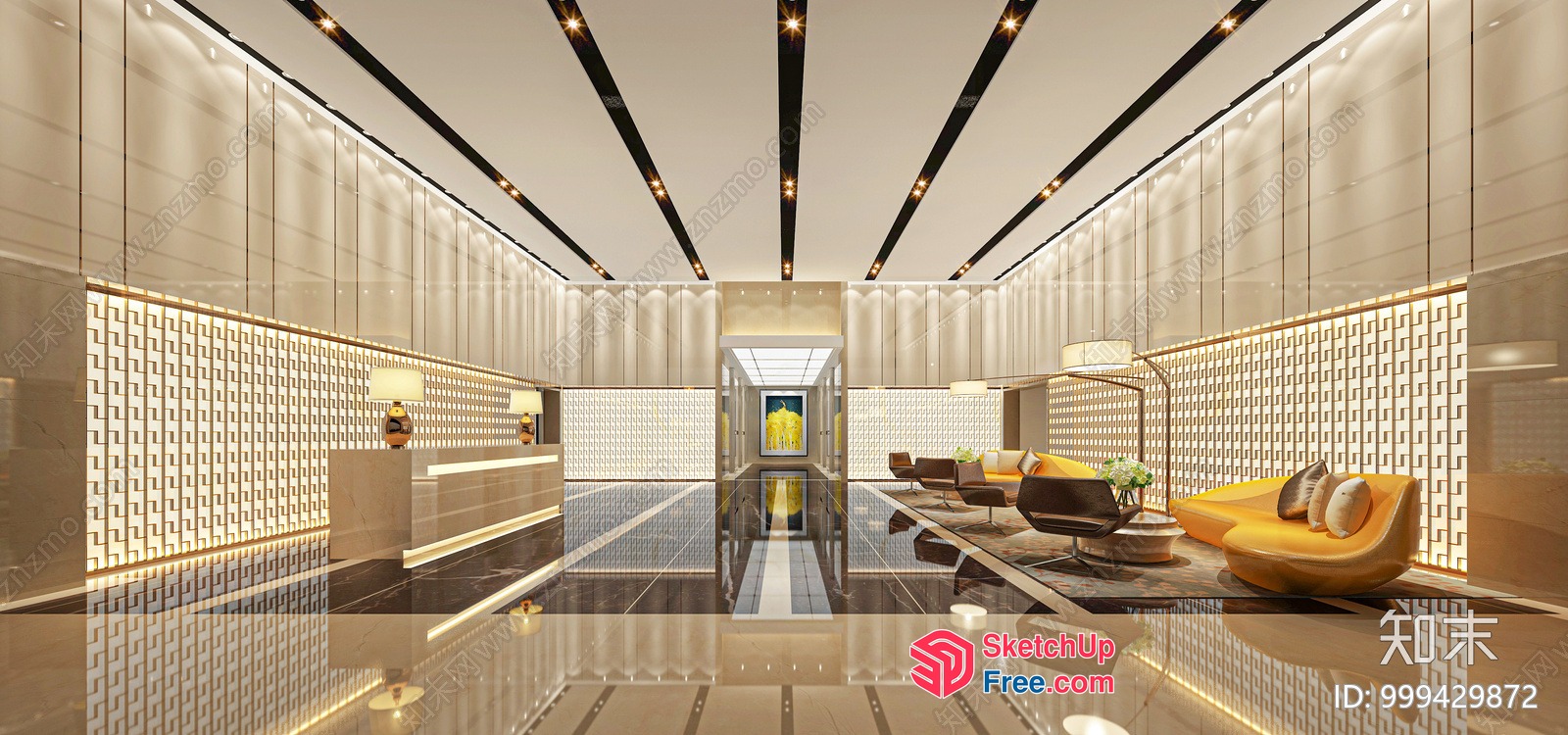 Modern Luxury Interior Design 3D SketchUp File