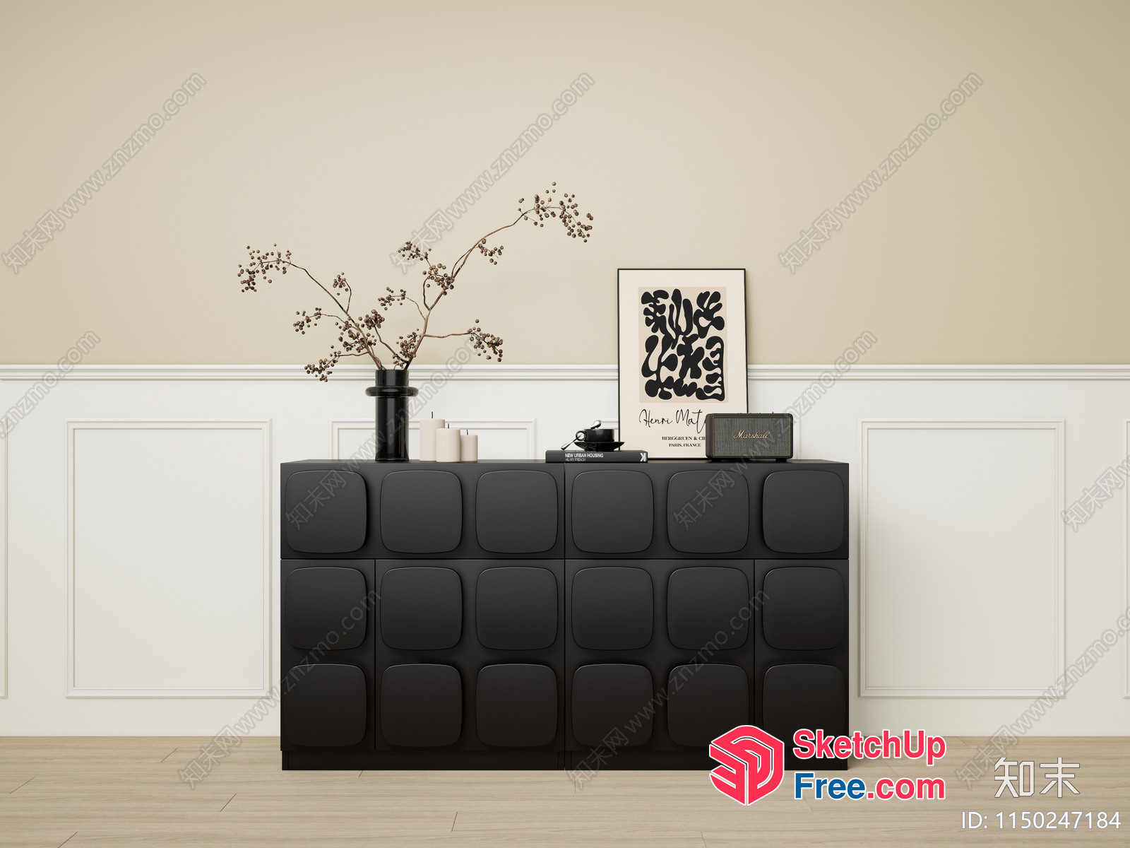 Modern Minimalist Interior Design 3D SketchUp File