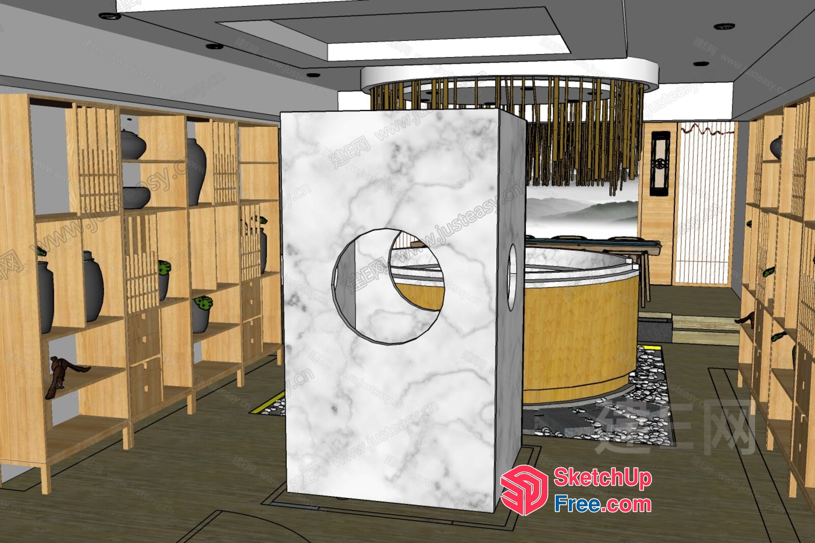 Spa And Wellness Interior Design 3D SketchUp File