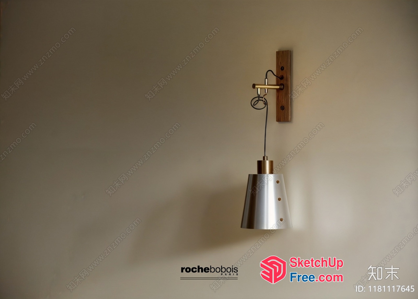 Modern Hanging Lamp In A Minimalist Style 3D SketchUp File