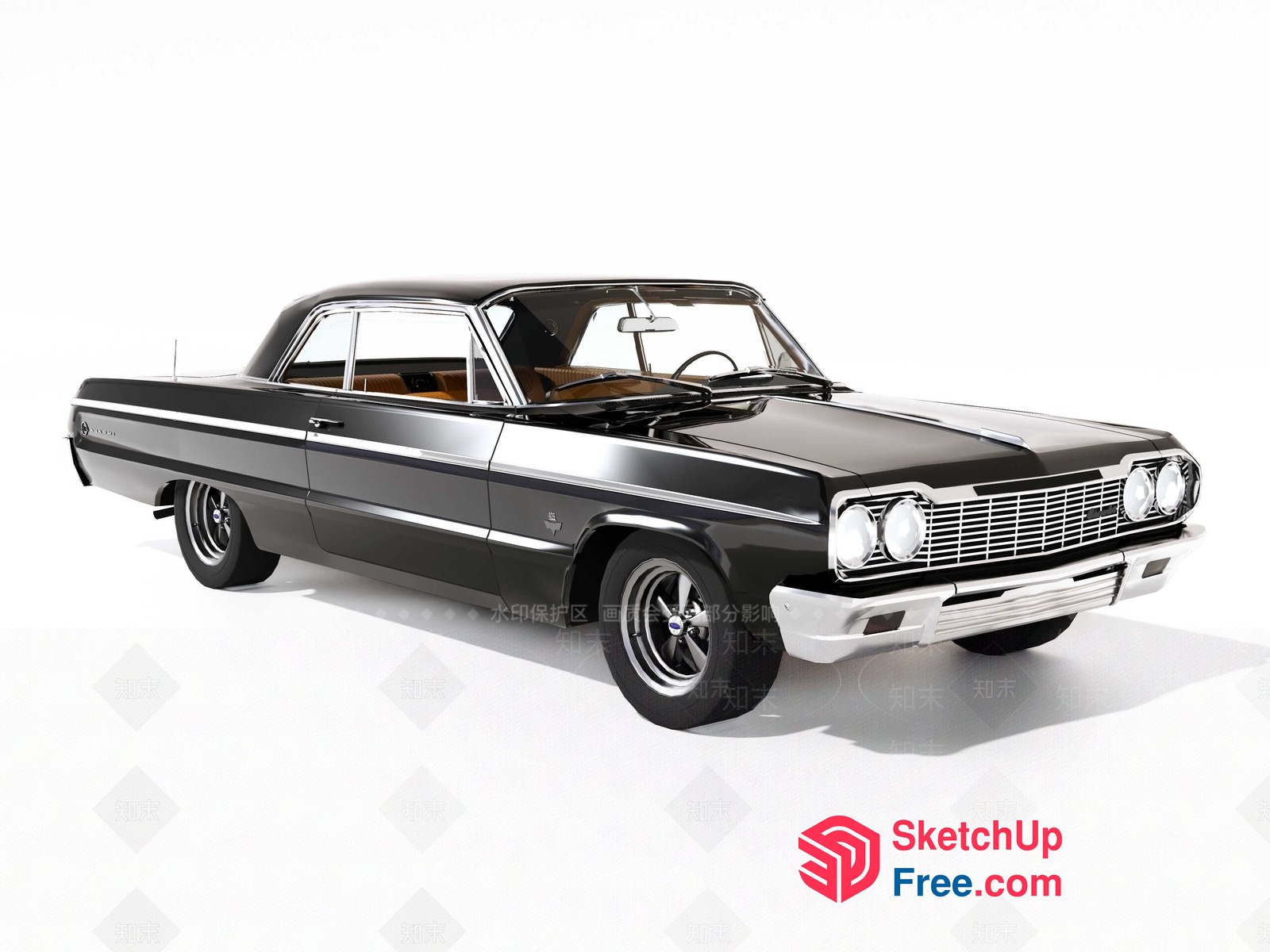 Classic Vintage Car Model 3D SketchUp File