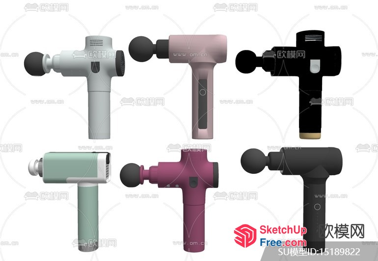 Massage Device Collection 3D SketchUp File