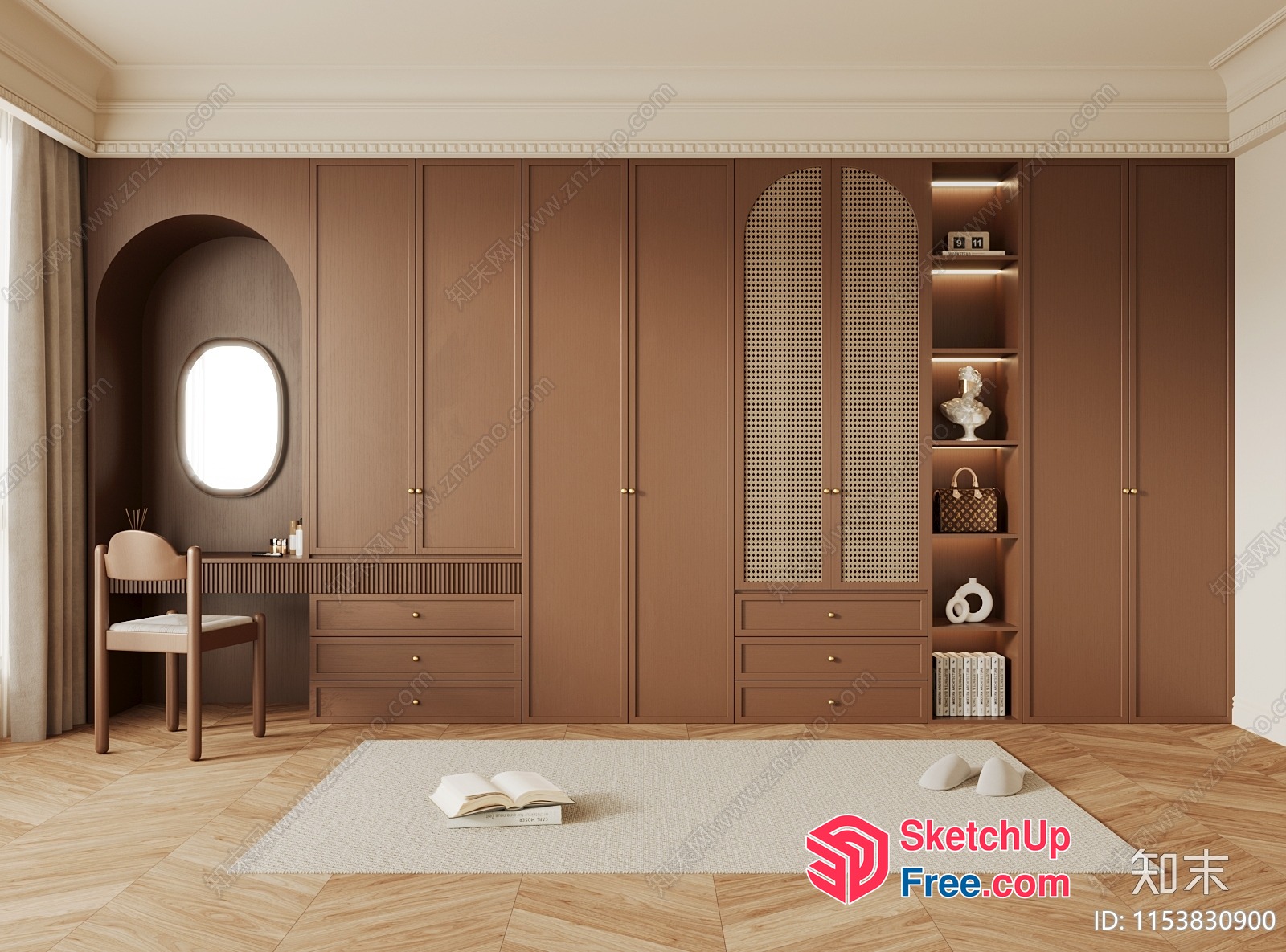 Elegant And Sophisticated European Style Interior Design 3D SketchUp File