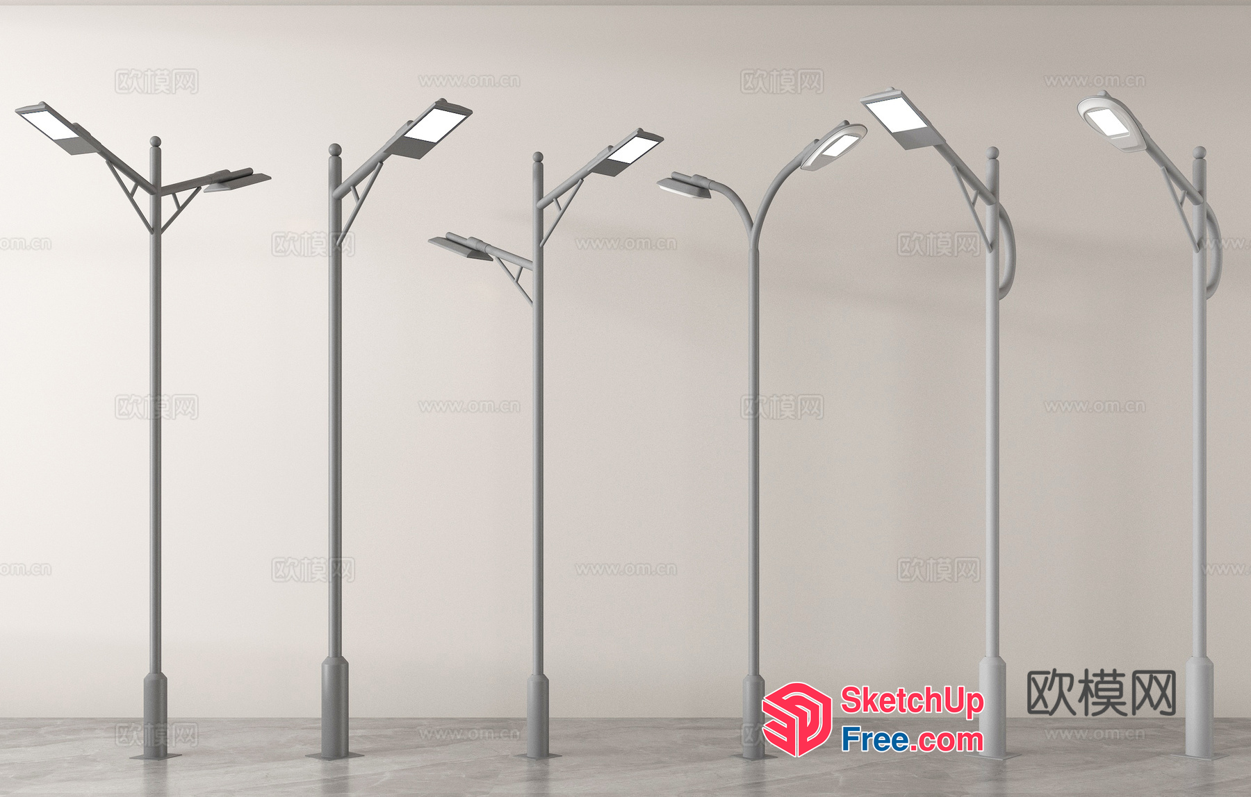 Street Lighting Collection 3D SketchUp File