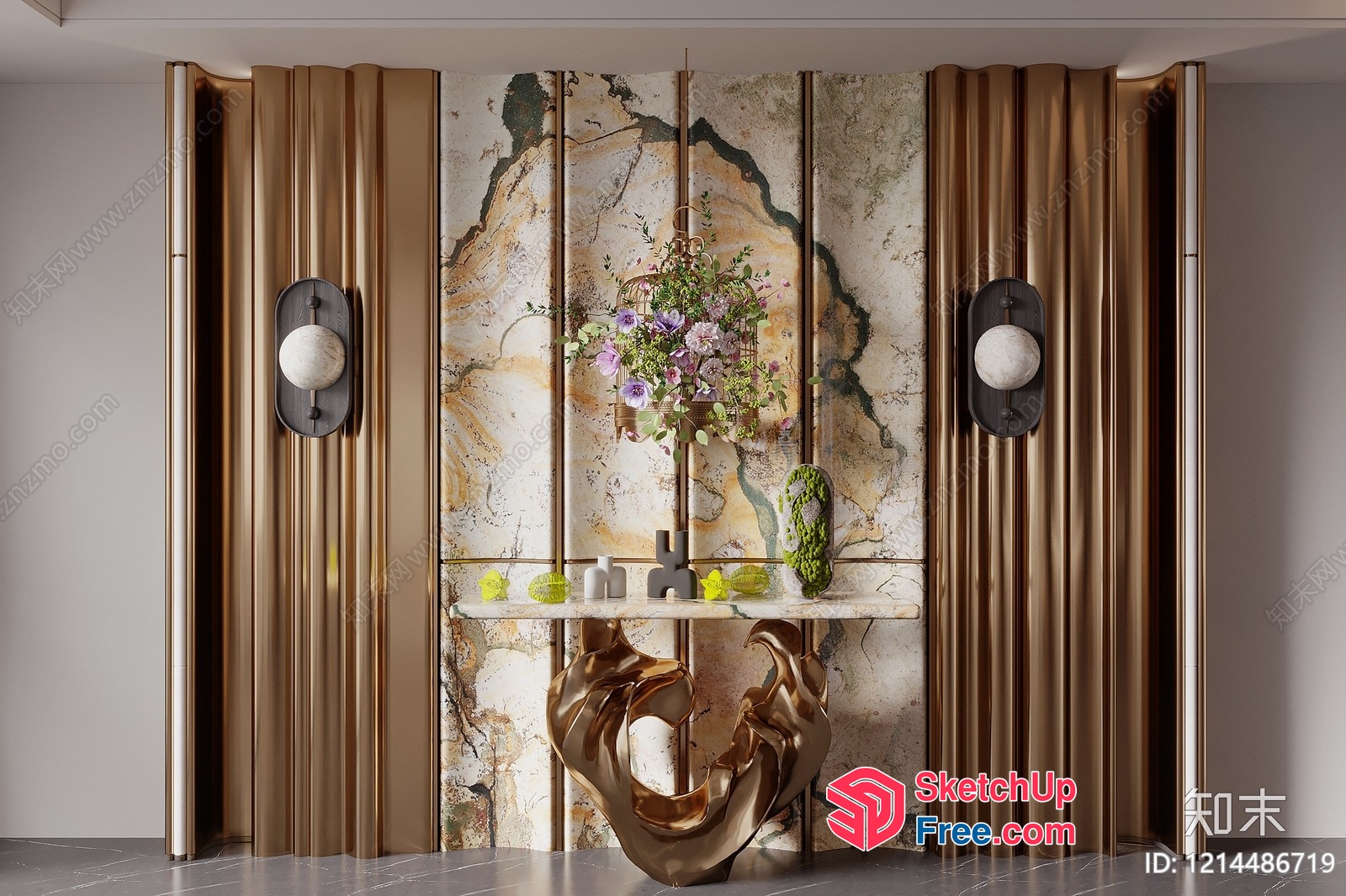 Luxurious Modern Interior Design 3D SketchUp File