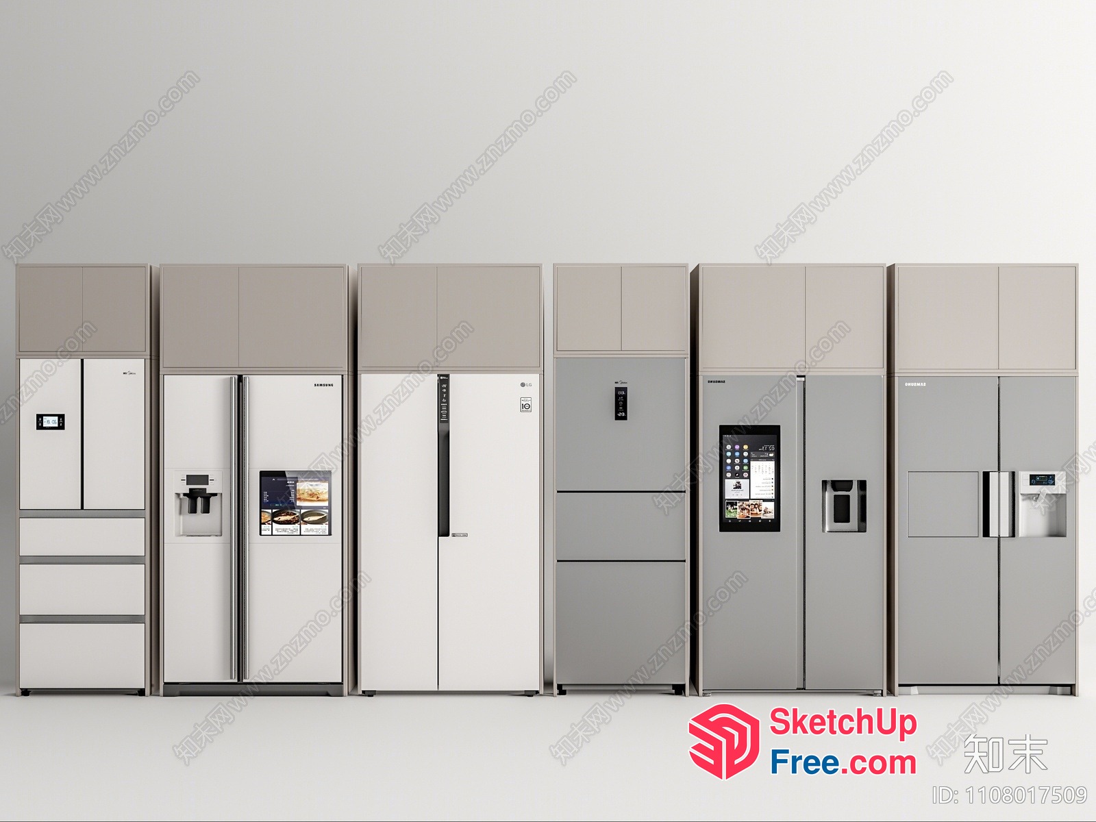 Modern Kitchen Appliances On Display 3D SketchUp File