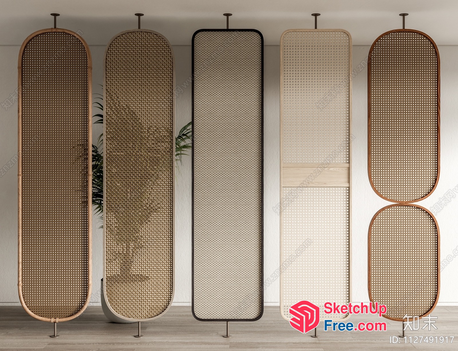 Partition Screen Collection 3D SketchUp File