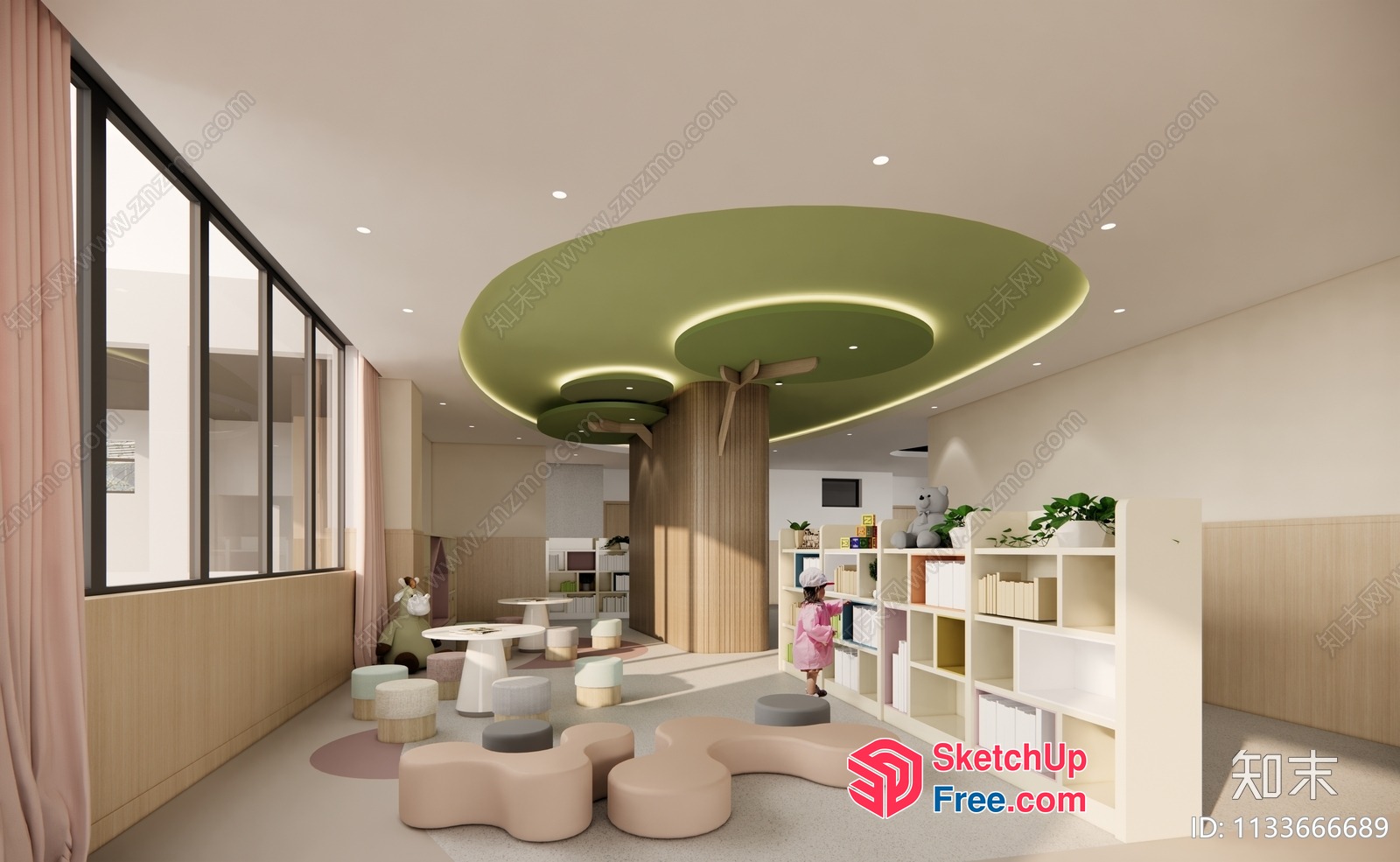 Modern Minimalist Interior Design For A Contemporary Living Space 3D SketchUp File