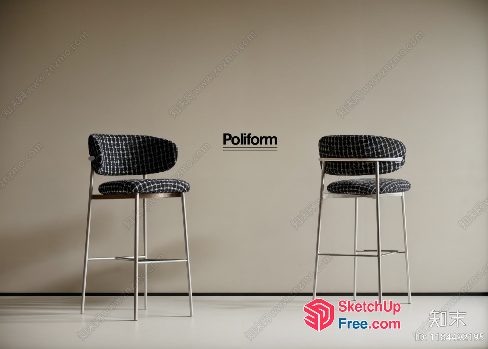 Poliform Chairs In Minimalist Style 3D SketchUp File