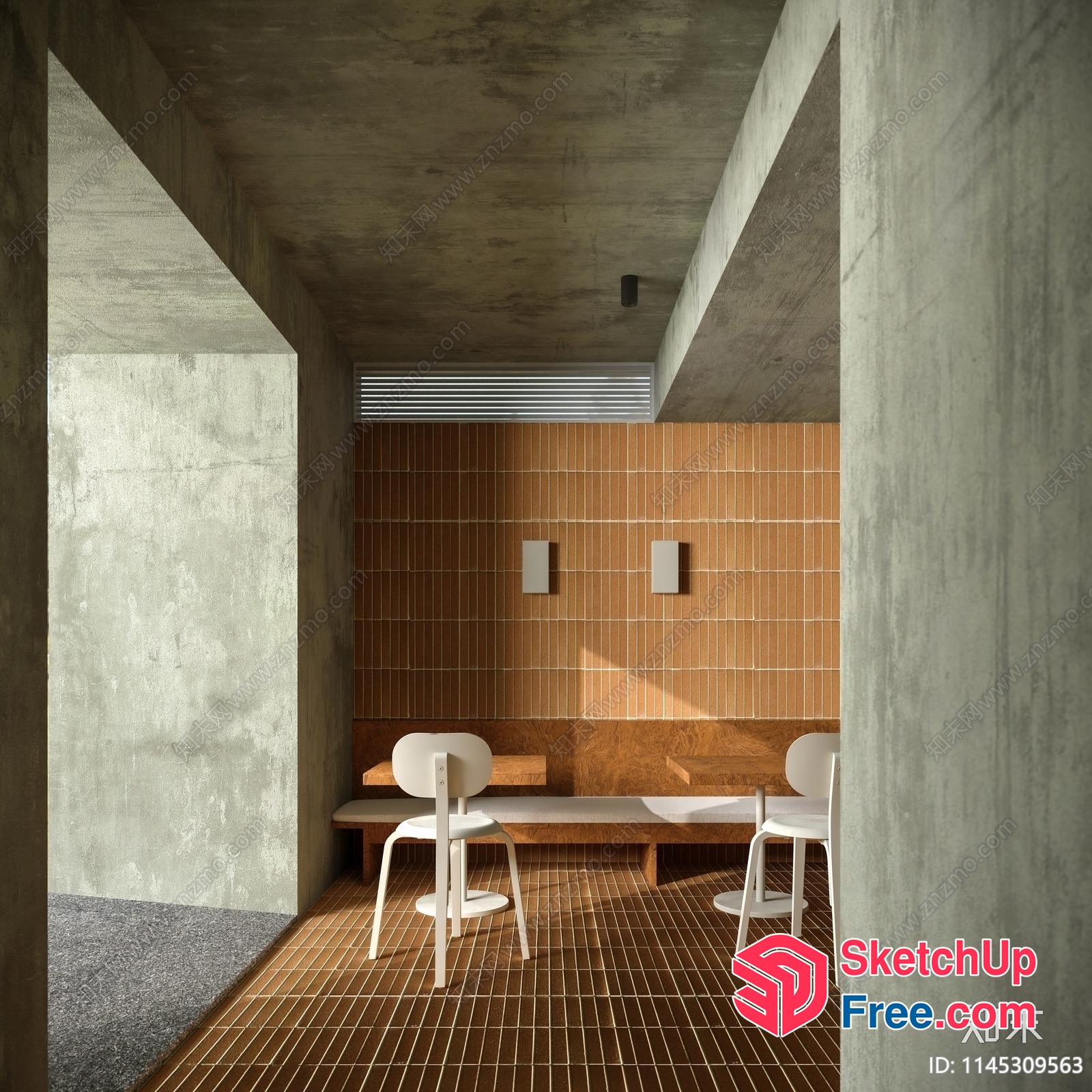 Modern Minimalist Interior Design 3D SketchUp File