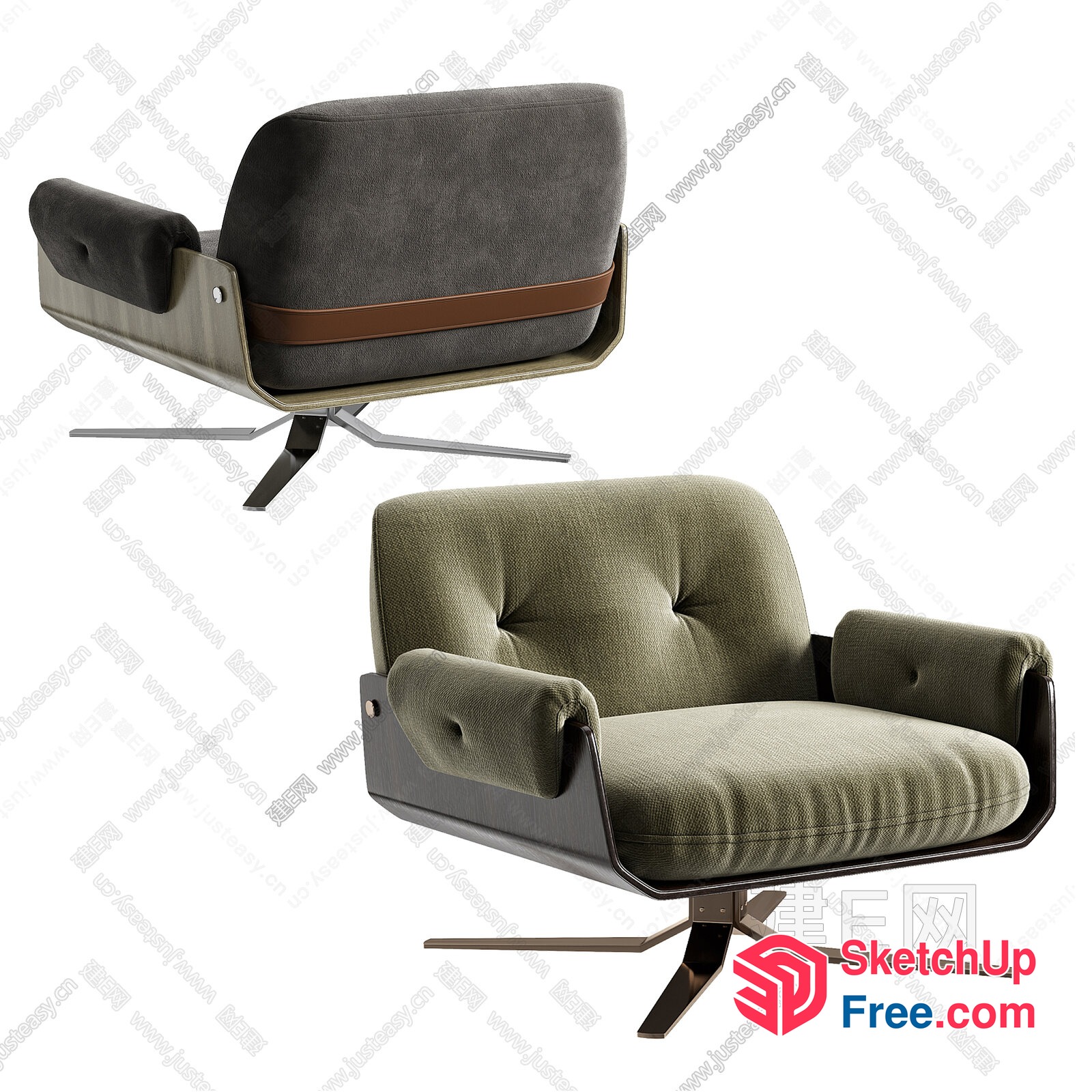 Comfortable And Stylish Armchair For Relaxation 3D SketchUp File