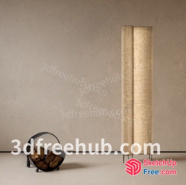 Modern Partition Screen With Minimalist Design 3D SketchUp File