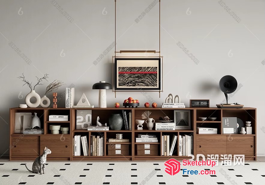 Modern Minimalist Home Decor Interior 3D SketchUp File