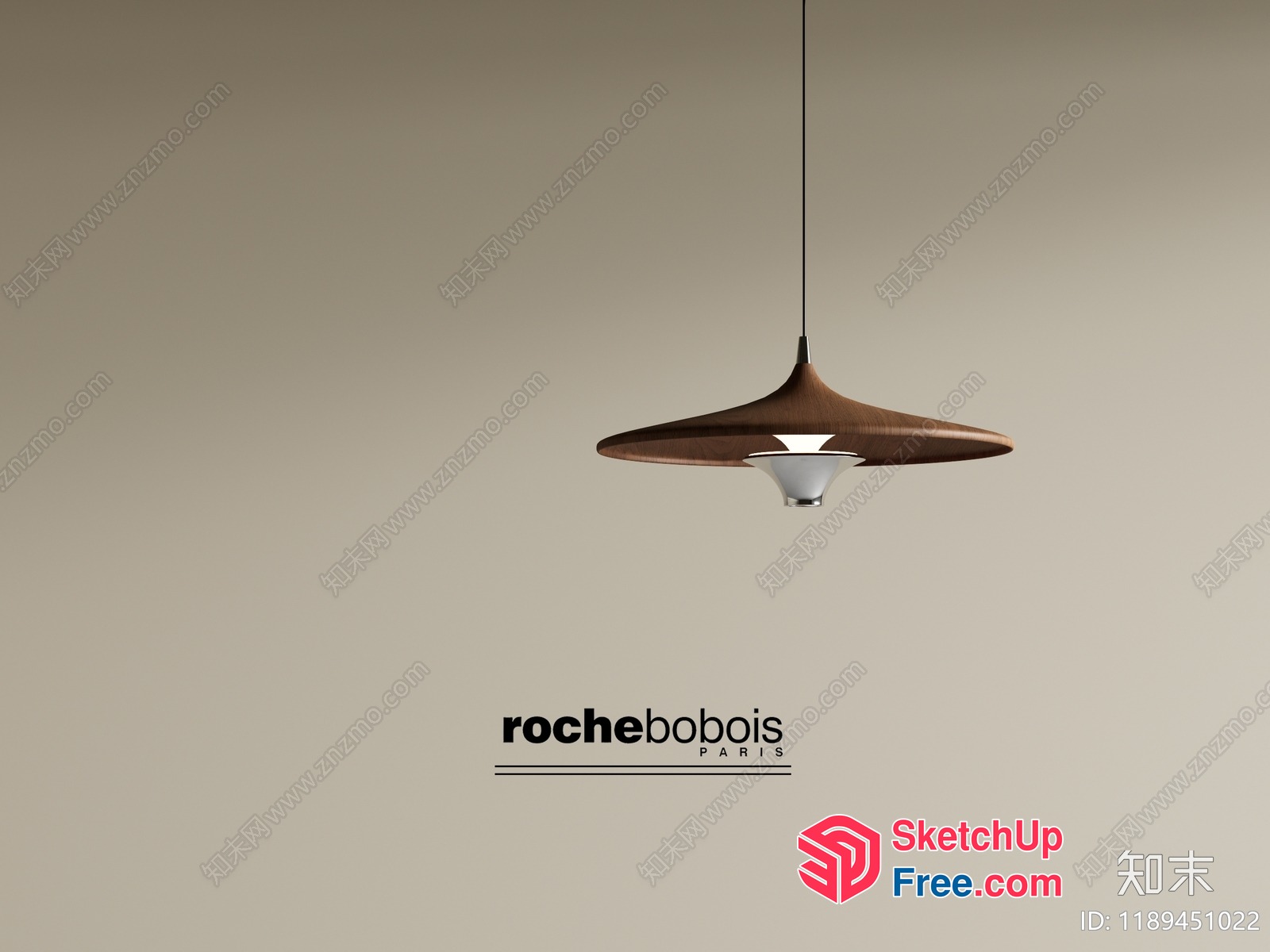 Stylish And Modern Hanging Light Fixture 3D SketchUp File