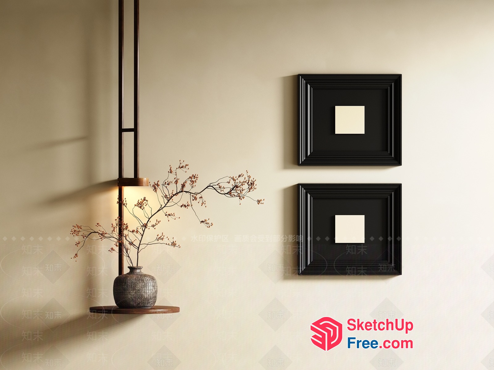 Simple, Elegant, Minimalist Home Decor 3D SketchUp File