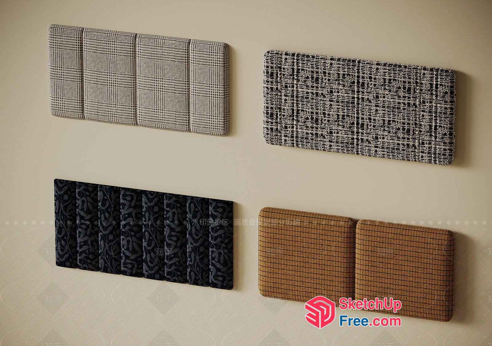 Decorative Wall Panels 3D SketchUp File