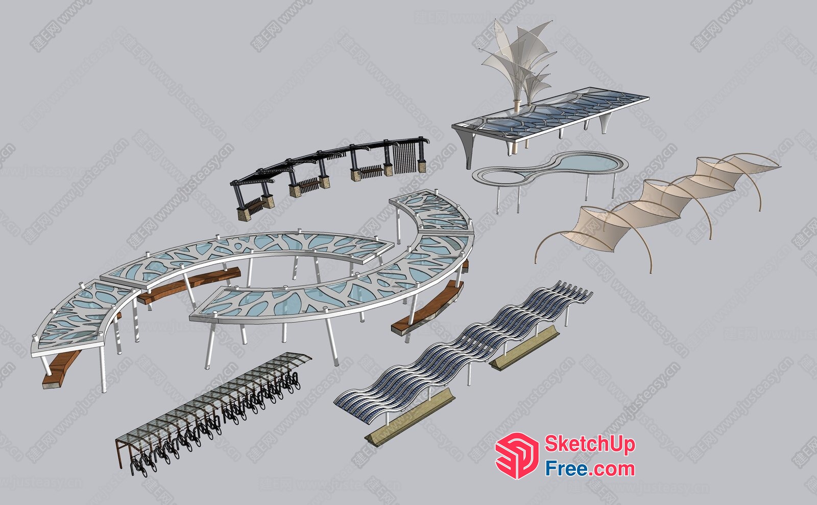 3D Models Of Various Furniture And Decorations 3D SketchUp File