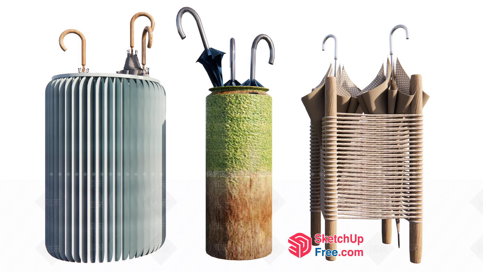 Umbrella Storage Solutions 3D SketchUp File