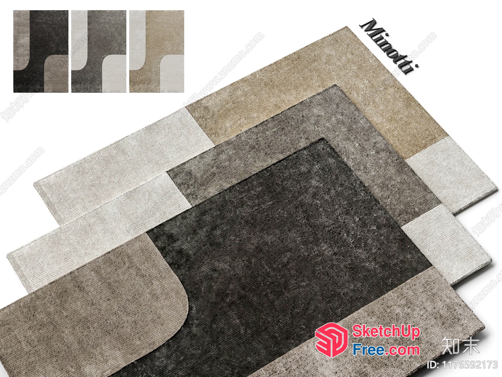 Minotti Interior Design Concept 3D SketchUp File