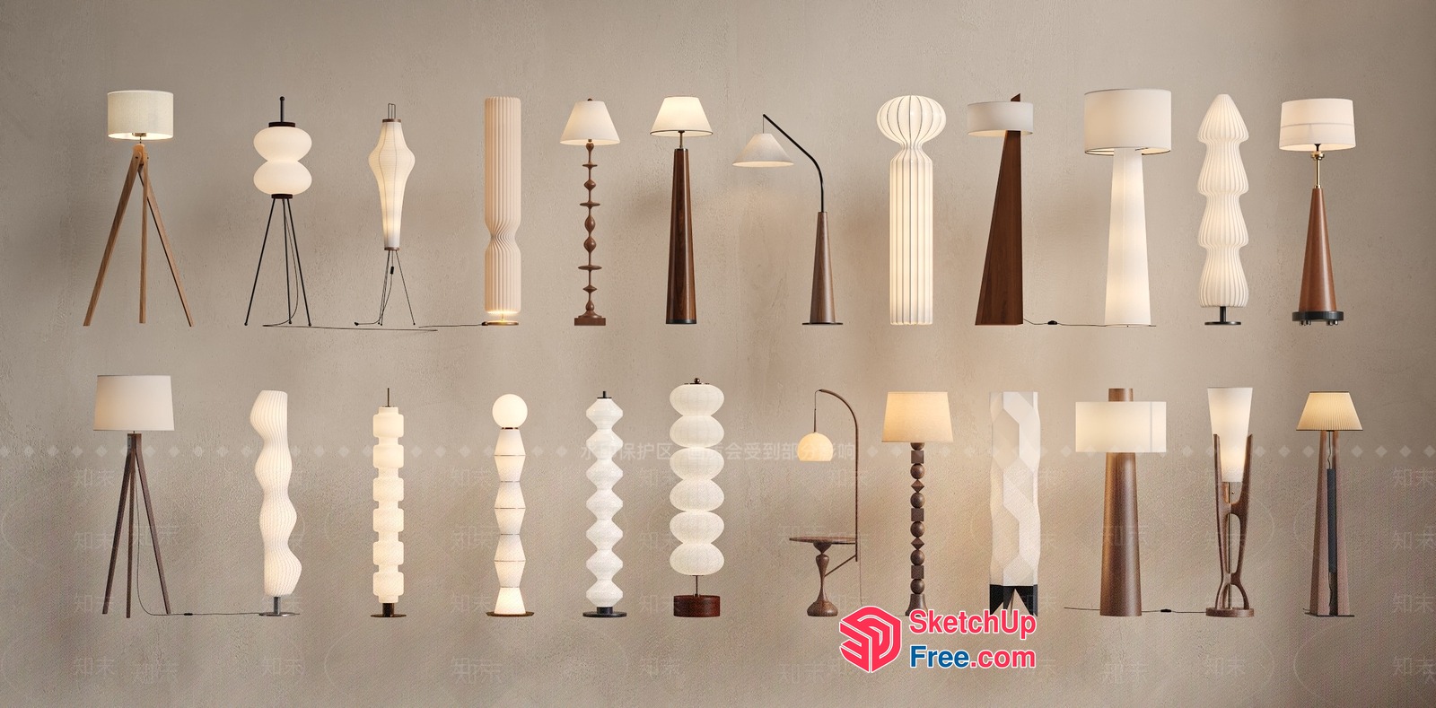 Modern Lighting Collection 3D SketchUp File