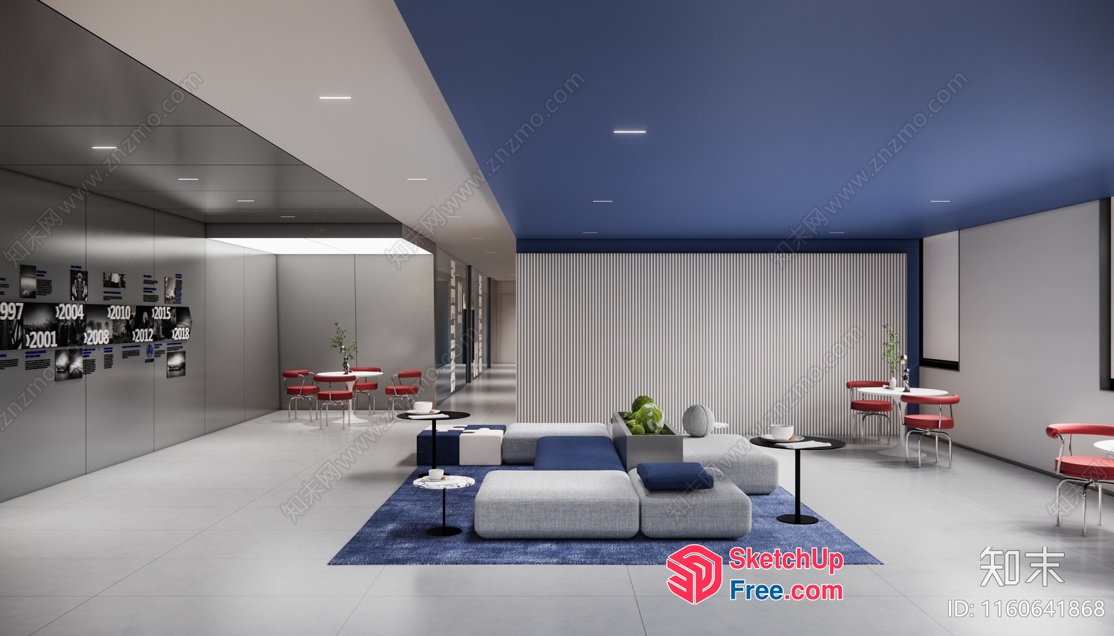 Modern Minimalist Interior Design 3D SketchUp File