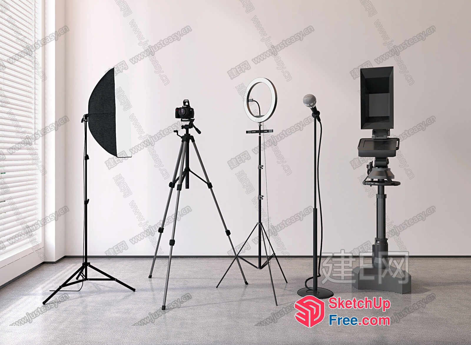 Photography Equipment Setup 3D SketchUp File