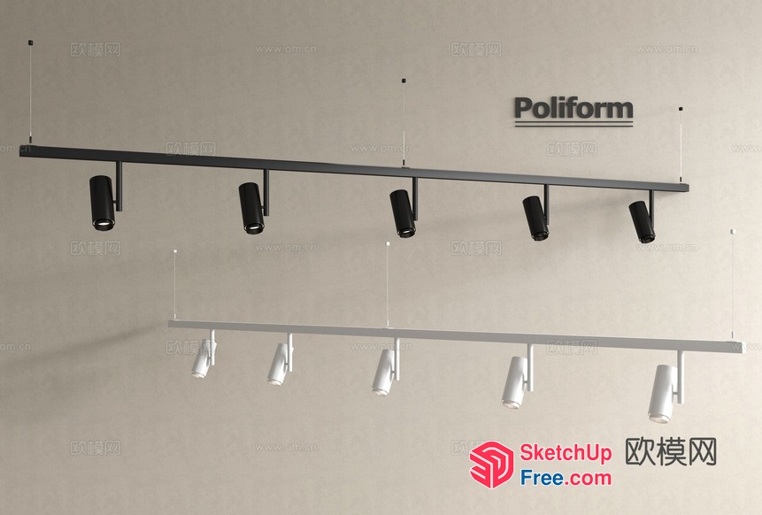 Poliform Lighting Fixtures 3D SketchUp File