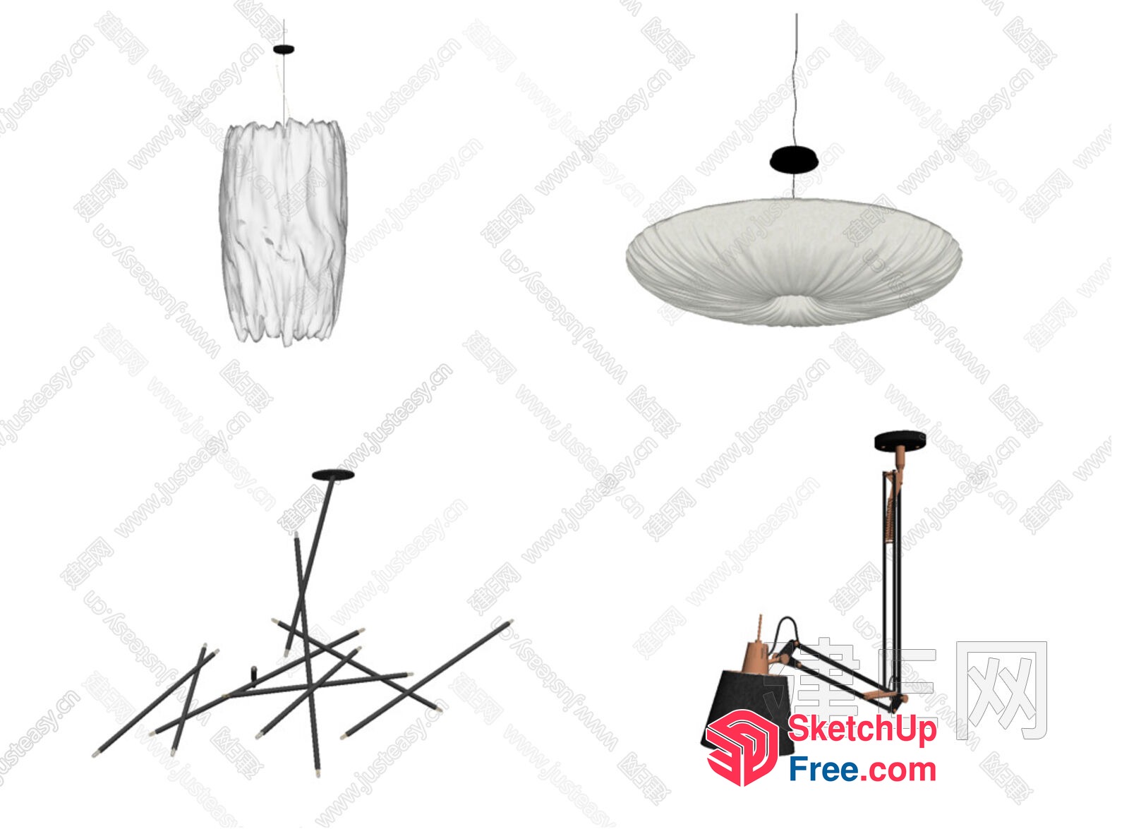 Modern Light Fixtures For Contemporary Spaces 3D SketchUp File
