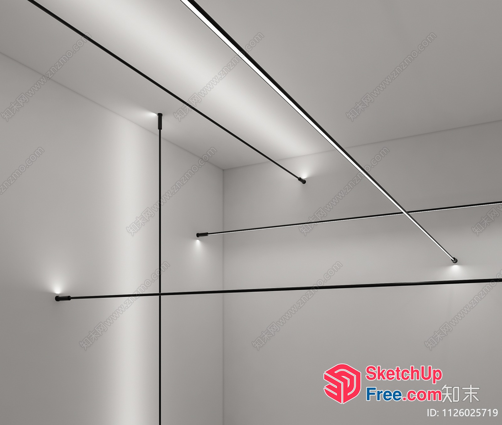 Minimalist Lighting Design 3D SketchUp File
