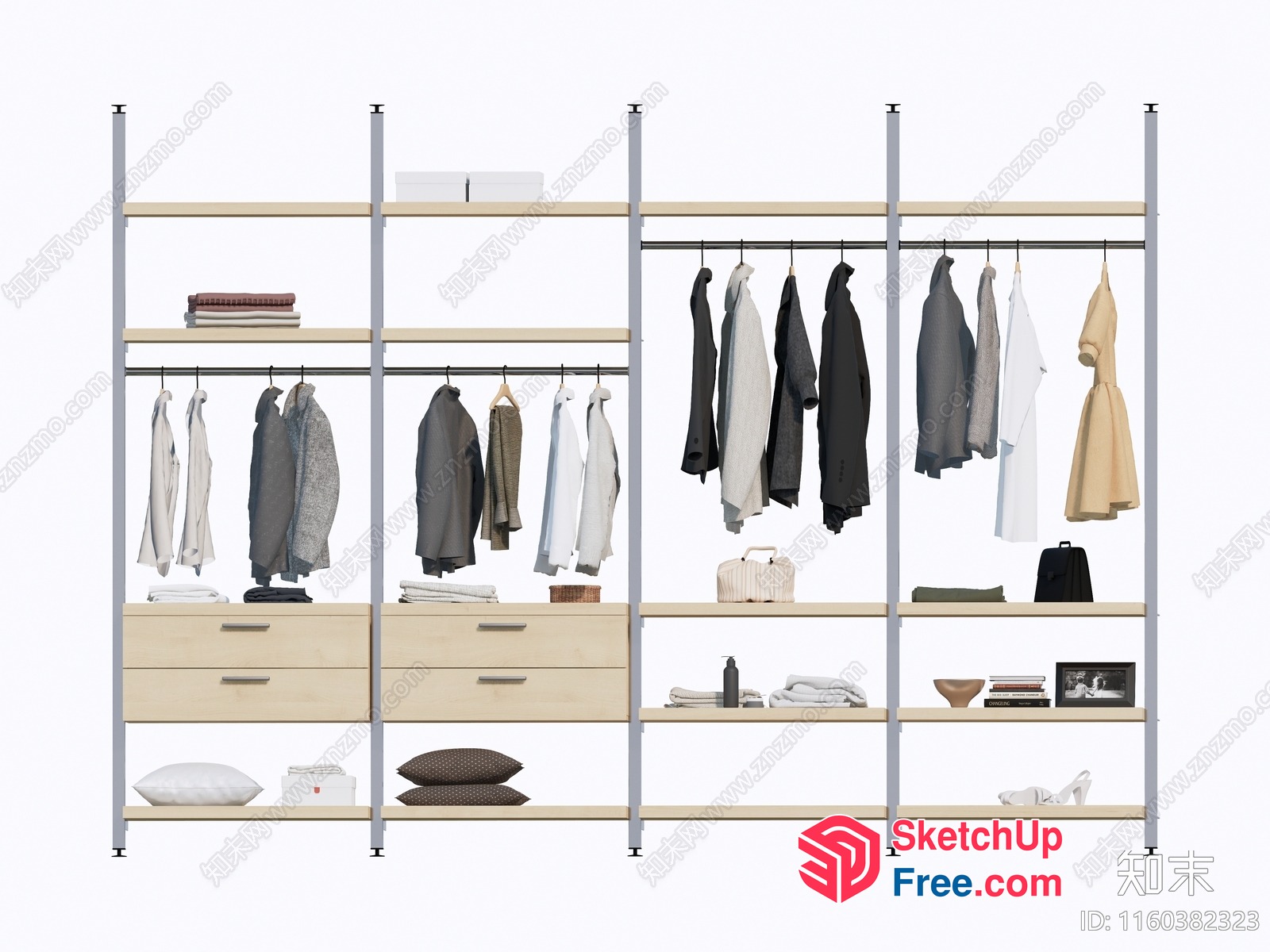 Modern Storage And Display System 3D SketchUp File
