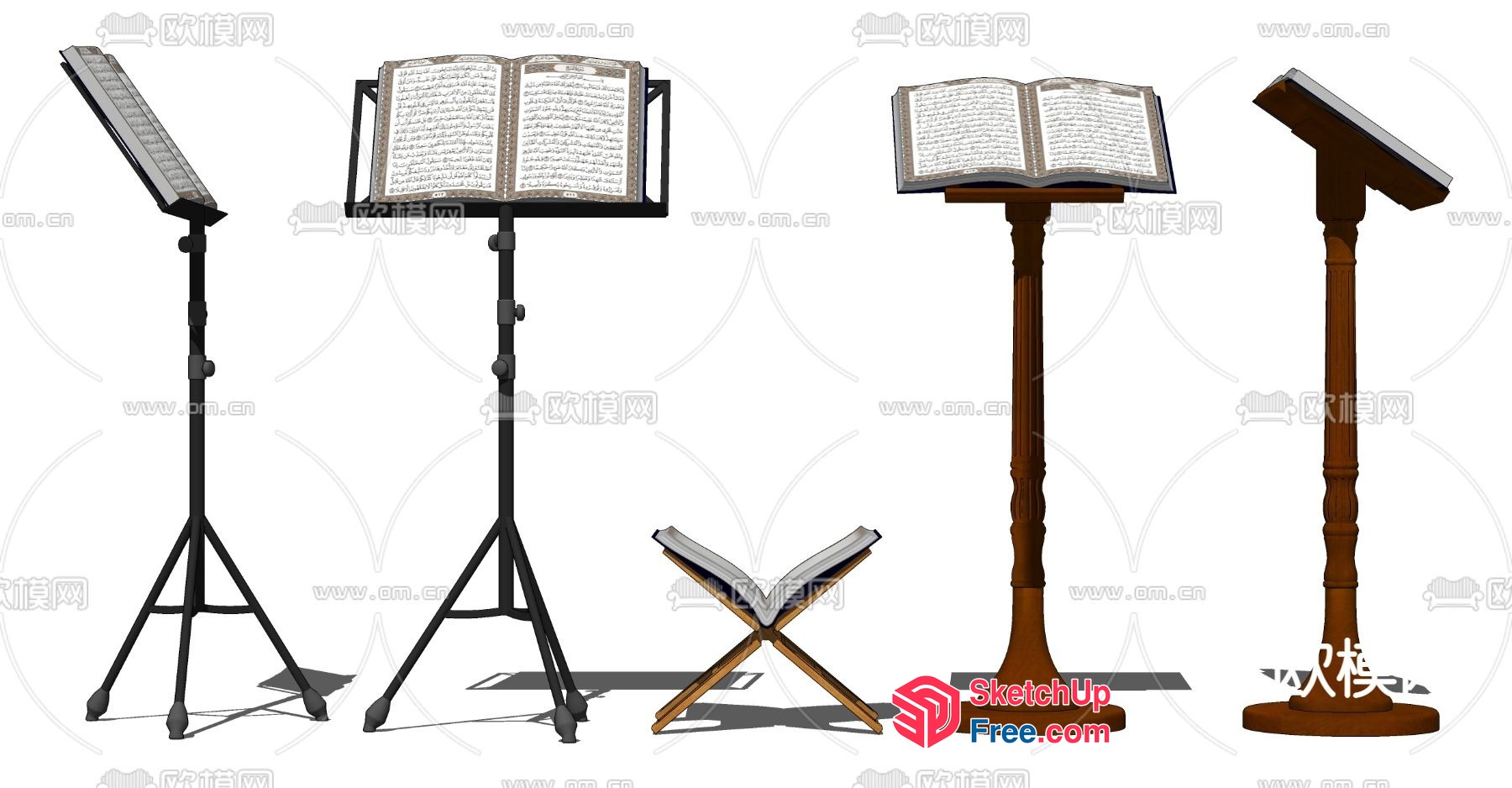 Bookstands And Reading Tables 3D SketchUp File