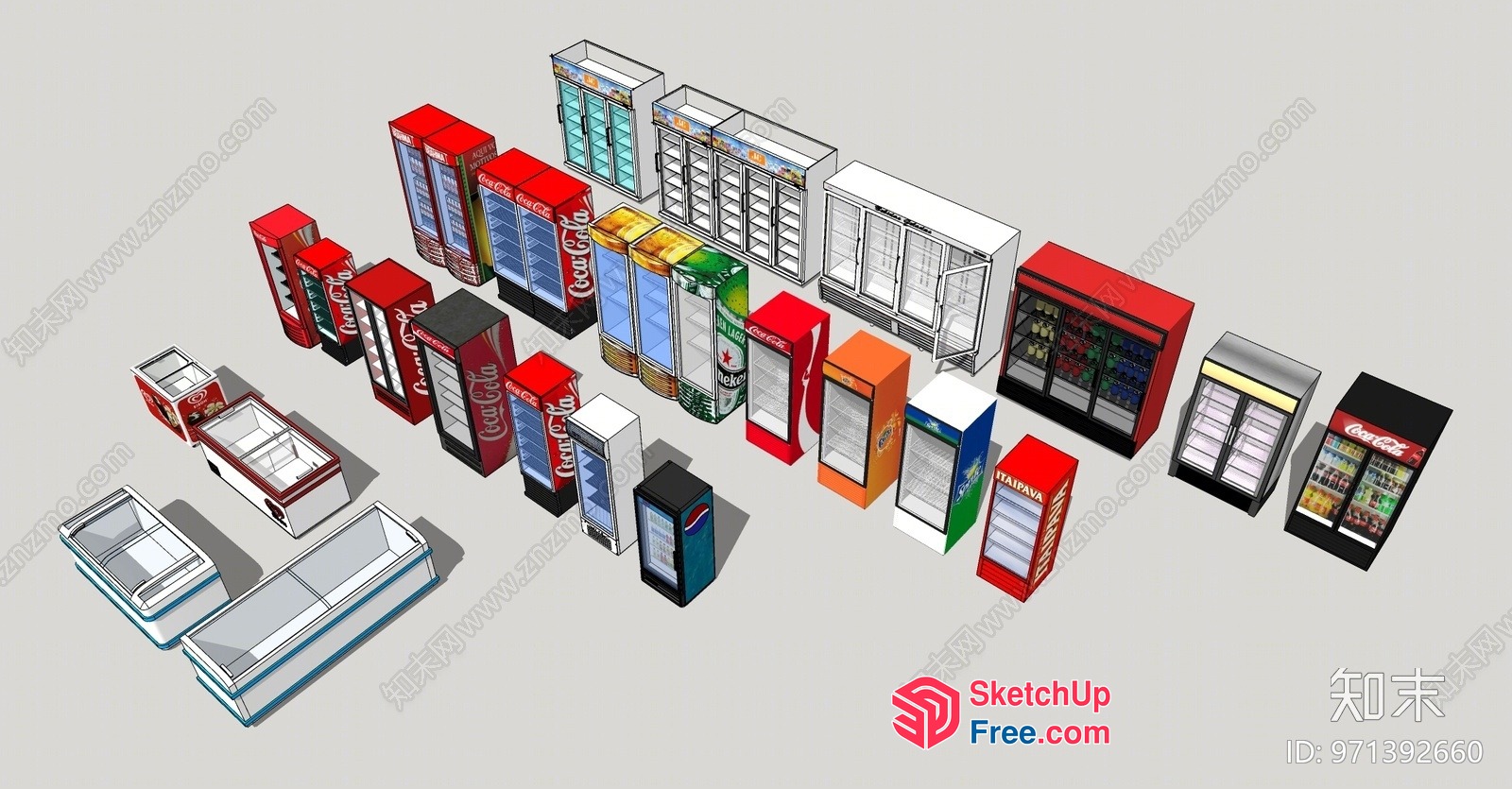 3D Models Of Various Refrigerators 3D SketchUp File