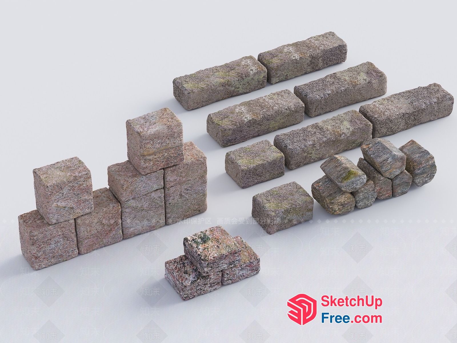 Brick Blocks 3D SketchUp File
