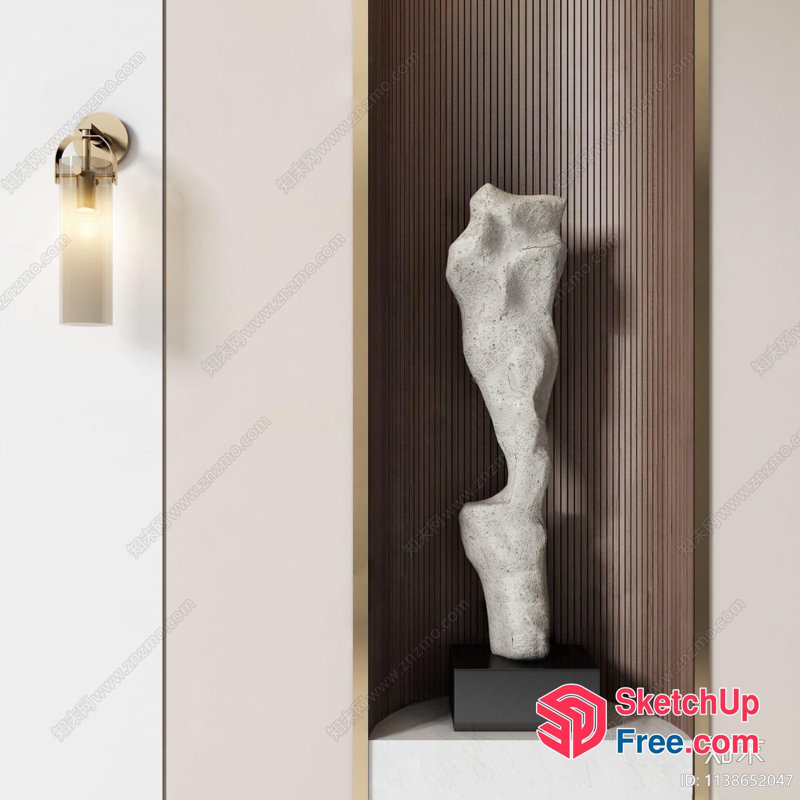 Modern Minimalist Interior Design 3D SketchUp File