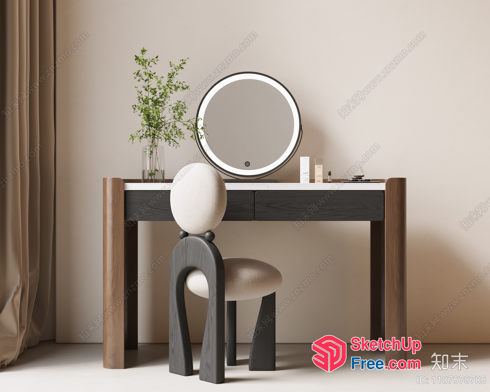 Modern Minimalist Interior Design 3D SketchUp File