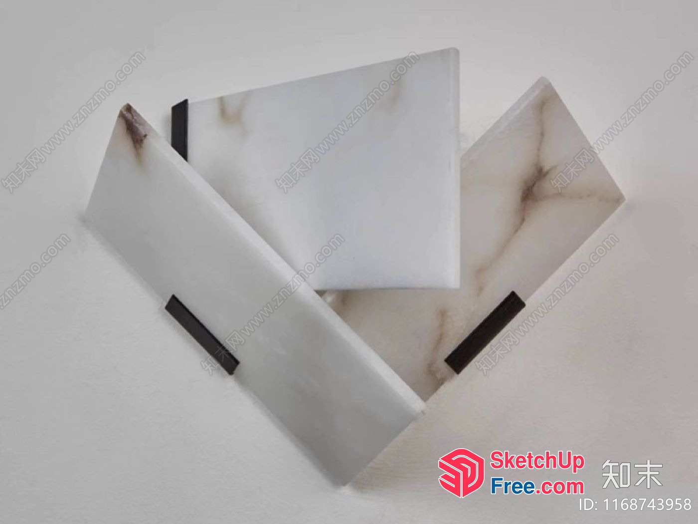 Marble Furniture Pieces 3D SketchUp File