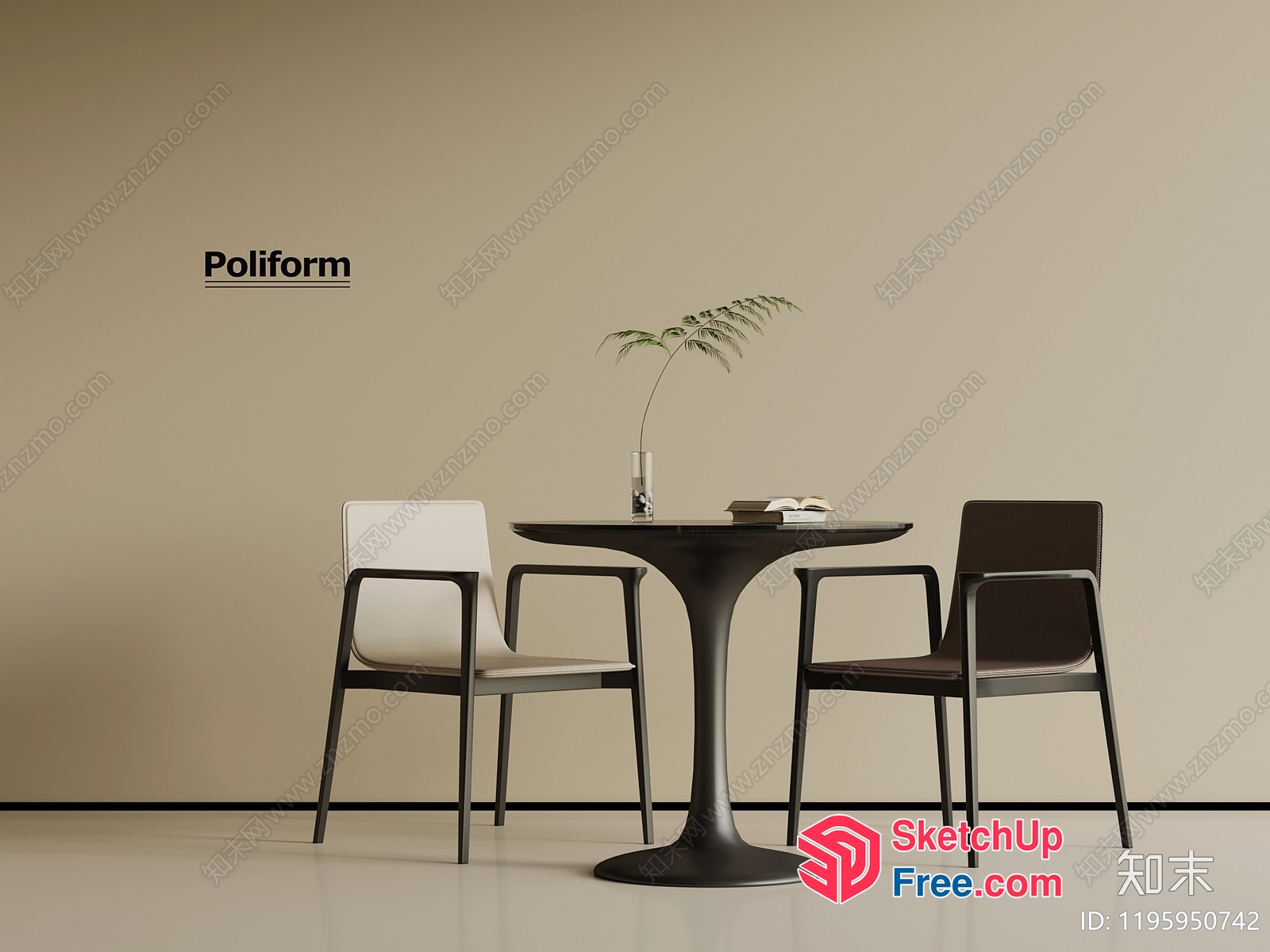 Modern Minimalist Interior Design 3D SketchUp File